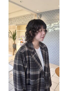 カシェ マエノヘタ(Cashe'e MAENOHETA) ボブレイヤーパーマ