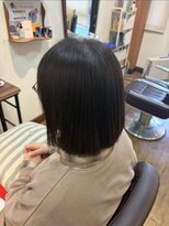 ヘアーメイク スロー(Hair make Slow)&nbsp;丸みボブ／アッシュブラウン／髪質改善