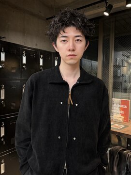オルカ(ORCA) ニュアンスパーマ アクティブショート ダウンバング　men's