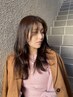 manami限定◇新規のみ】カット+カラー+ヘッドスパ¥14000