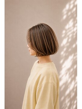 キノヘアー(kino hair) 白髪ぼかしハイライトボブ