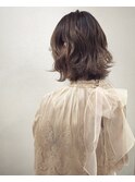 【WAEN 横浜 岩間貴寛】グレージュモカボブ
