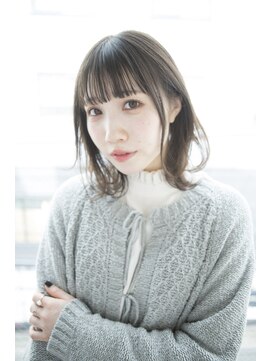 サロンドミルク 原宿(salon de MiLK) 【salon de MiLK 原宿】耳かけ外ハネスタイリング