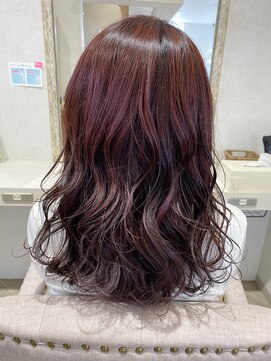 アクイール ピュール ヘア(Accueillir Pur hair) 【長岡】【見附】【ピュール】【柳橋奈緒】ピンクバイオレット