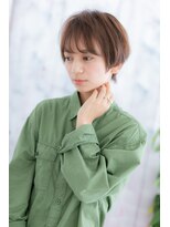 ニュアンスカラーでカジュアル☆前下がりショートウルフa