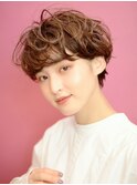 大人可愛いくるくるショートパーマ♪マッシュベース♪