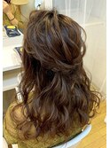 ふわふわハーフアップスタイル【ヘアセット/新横浜】