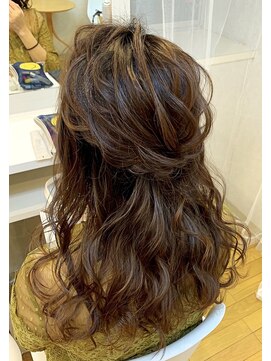 ジェネータ 新横浜店(GENETA) ふわふわハーフアップスタイル【ヘアセット/新横浜】