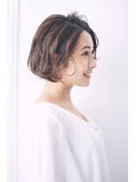 ビューティービースト 防府店(beauty:beast)&nbsp;大人可愛い耳かけショートボブ
