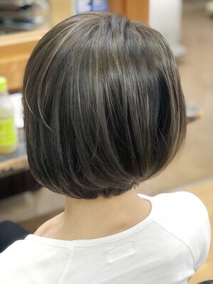 【人気のAVEDAオーガニックカラー♪】周りと差がつくカラーデザインで、ワンランク上の大人女性に◎