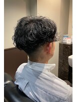 エヌドットバーバー ヒロオ(N.BARBER HIROO) スパイラルパーマ　サイドグラデーション＜広尾/恵比寿＞