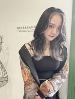 ネバーランド(NEVERLAND)&nbsp;フェイスフレーミング☆インナーカラー☆ホワイトアッシュ☆