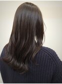 暗髪、グレージュカラー