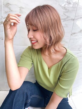 オーロ 緑地公園店(ORO) ビタミンカラー波打ちミディアム