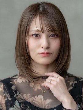 エースハバナ 渋谷(1 HAVANA) 小顔ヘア/ヌーディーカラー/ふんわりミディアム/大人ボブ