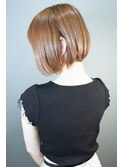 《knit銀座》大人可愛い20代30代40代ショートボブ丸み前下がり