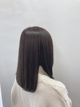 ヘア プロデュース アイモ(Hair Produce Aimo) ツヤアッシュの大人ストレートセミディ☆