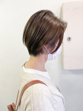 キャンバス バイ ネオリーブ 横浜西口(Canvas by neo.) 大人可愛い小顔丸みショートボブ　20代30代40代