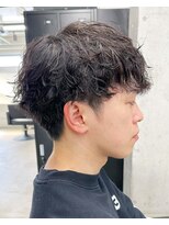 フイ 代々木(Hui) ハイトーンカラー/マッシュパーマ/アースカラー/men's/