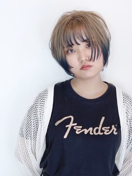 ジェイエルビー(JLB) 【JLB・yu】マッシュウルフ×裾カラー