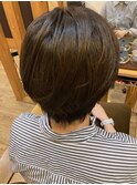 お客様髪質改善データ1253(カーキグレー)