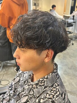 ニアウ 伊勢崎連取店(Niau) 波巻きスパイラルパーマツイストスパイラルパーマ緩めマッシュ