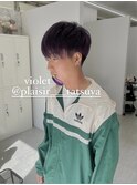 PLAISIR/佐々木　ヴァイオレットカラー　メンズマッシュ　草加