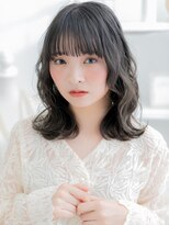 モッズヘア 上尾西口店(mod's hair) 大人かわいい暗髪ミディアムレイヤーウルフa上尾