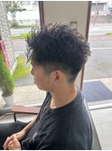 波巻きアップバング