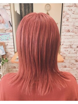 レストタイムマムヘアー(Rest Time Mom hair) ワンブリーチピンク