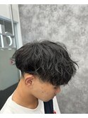 メンズマッシュ×ツイストスパイラルパーマ