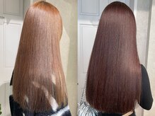 【艶髪ブリーチなしダブルカラー】低ダメージ、ナチュラルで透明感のある艶髪に♪立川/立川駅