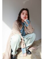 トレンチ(TRENCH)&nbsp;レイヤーカット ブラウン パーマ