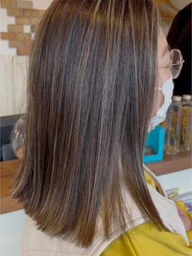 ヘアーエポック(hair epoque) 抜け感♪ハイライトグレージュカラー