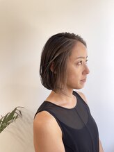 アワーズ 南青山(Our's)&nbsp;白髪染め&白髪ぼかしハイライト/白髪ぼかし/グレイカラー