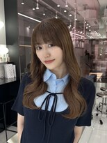 ラルム 新宿(LARME SHINJUKU)&nbsp;韓国ヘア/くびれ巻き/オリーブベージュ