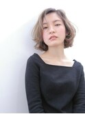 ■無造作パーマの小顔ゆるふわミディM.SLASH自由が丘18-4