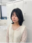 くびれミディアム×グレージュ