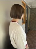 【ito／梅田】 ミニボブ×グレージュカラー