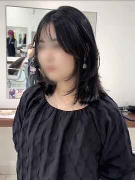 バサ 江古田店(BASSA) ふわっとざくざくレイヤー【会話控えめ美容師Runa】