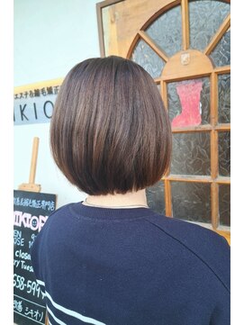 シキオリ(SHIKIORI) 髪質改善カラー×ボブ