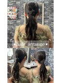 ＃ヘアセット＃結婚式＃ヘアメイク＃二次会＃ライブ＃推し活