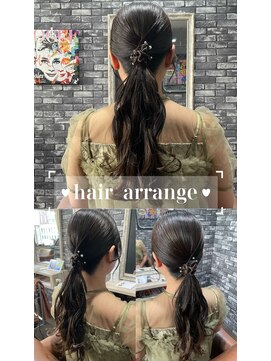 ＃ヘアセット＃結婚式＃ヘアメイク＃二次会＃ライブ＃推し活