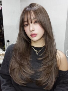 新宿/新宿駅/縮毛矯正/前髪カット/レイヤーカット/韓国