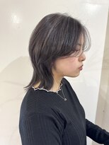 アニー 松戸(ANNI) 黒髪カタログ/クラゲヘアー/オリーブグレー/松戸