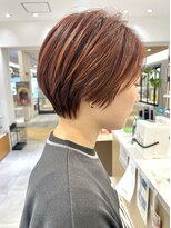 アテナ アヴェダ(ATENA AVEDA)&nbsp;(ATENA AVEDA)　オレンジショートボブ