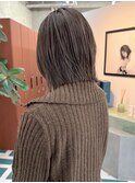切りっぱなし/ボブ/レイヤーカット/ダブルカラー/ブリーチ/栄y89