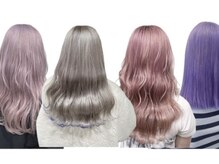 【ダメージ最小限のハイトーンカラーもお任せください】ピンクカラーが可愛い♪