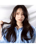 ビーアップヘアー(be:up hair)&nbsp;顔まわりレイヤーで垢抜け韓国ロング