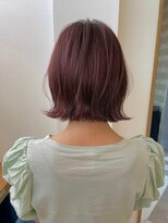 ロンドイディールバンダイ 新潟万代(Lond ideal)&nbsp;外ハネボブ×ボルドーカラー